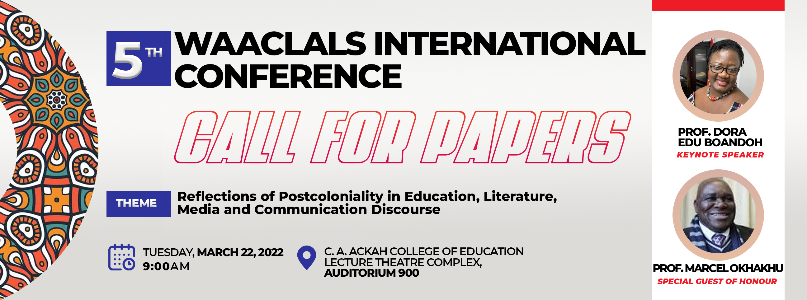 5th WAACLALS International Conference 5th WAACLALS International Conference