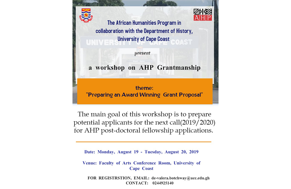 AHP Grant Writing Poster AHP Grant Writing Poster