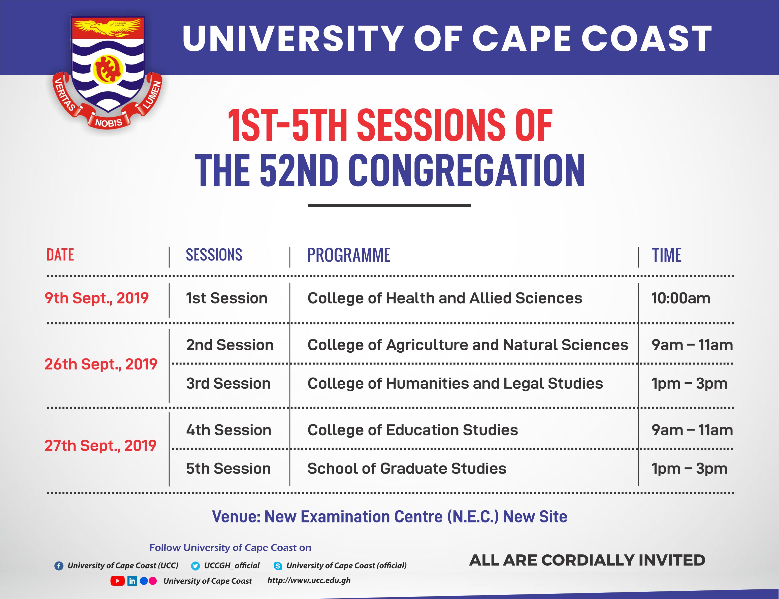 52nd Congregation 52nd Congregation
