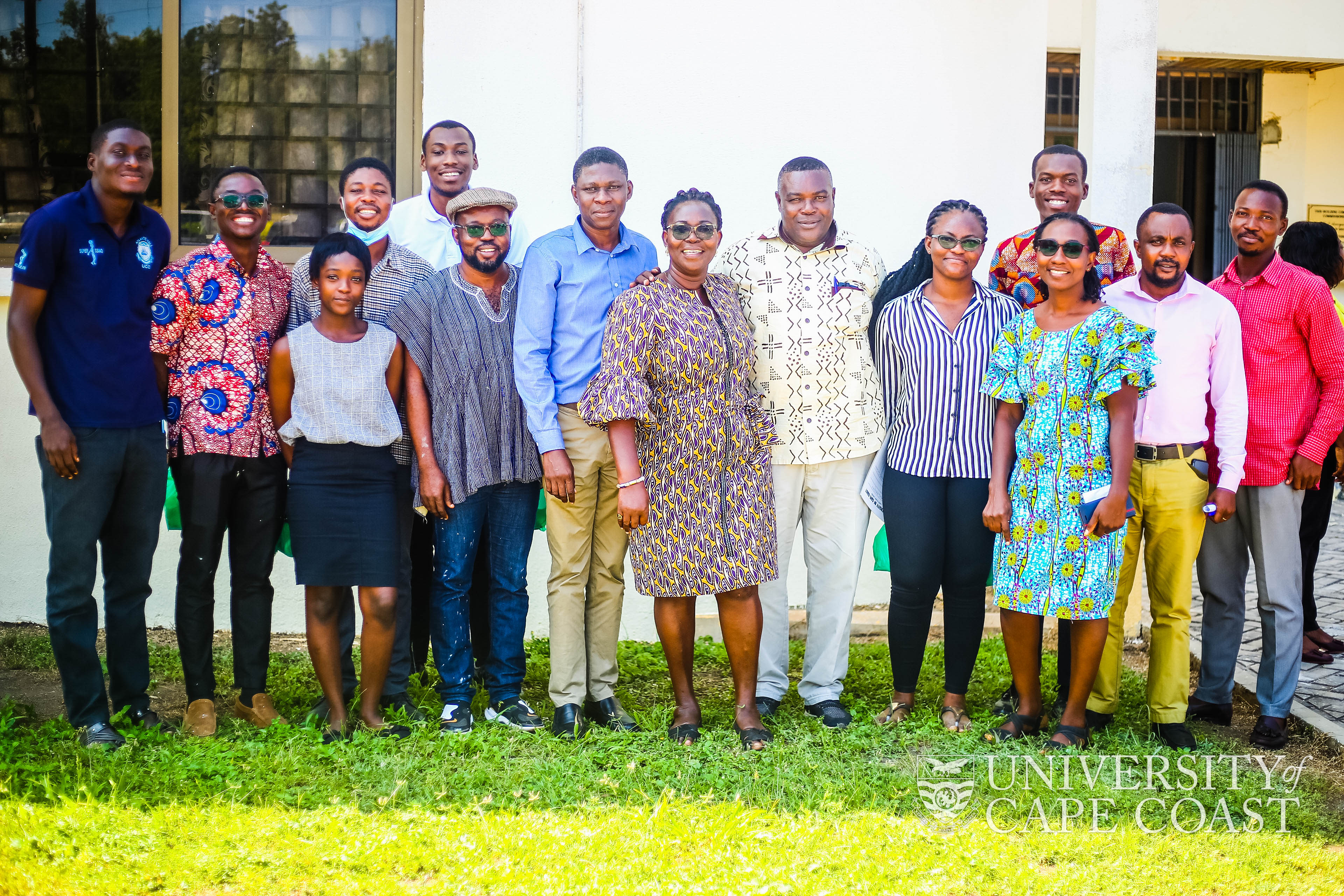 Newly appointed HODs in a group photo with some guests at the ceremony