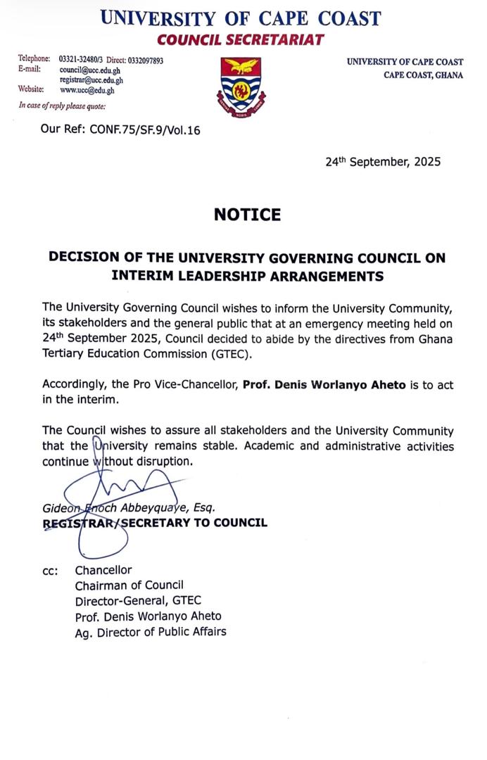 ANNOUNCEMENT