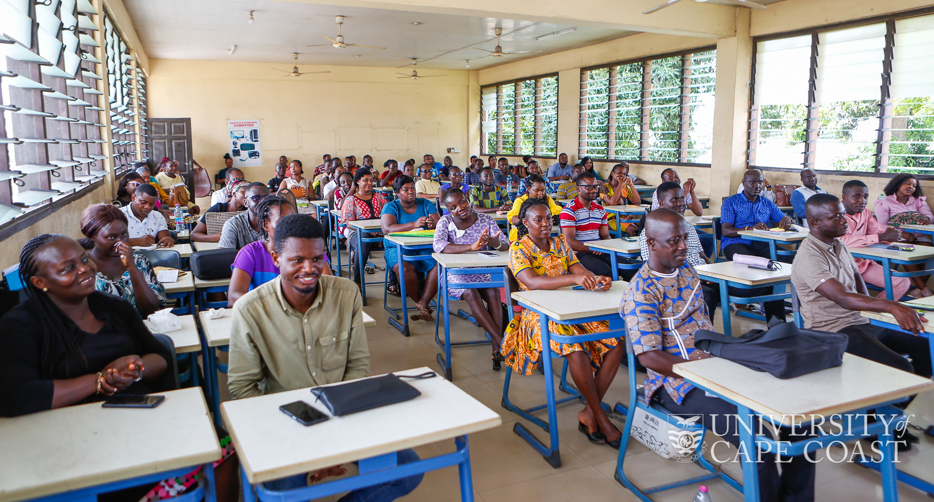 Postgraduate students of Cape Coast Centre at the Engagement Session