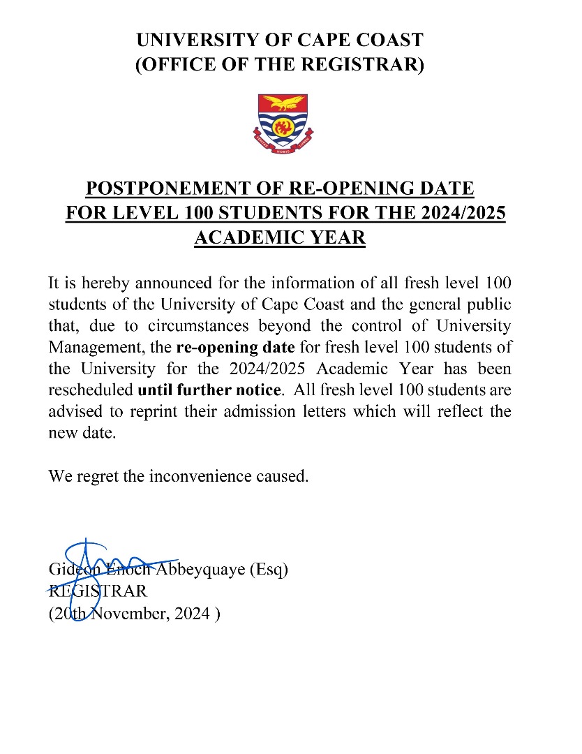 ANNOUNCEMENT