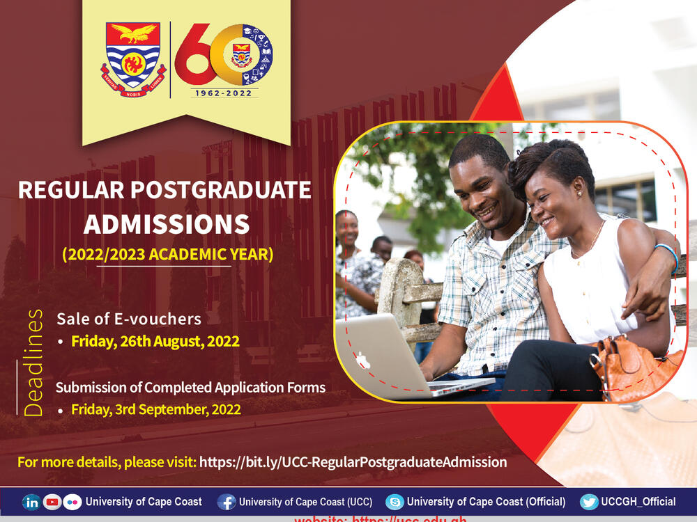 REGULAR POSTGRADUATE ADMISSIONS UCC Staff