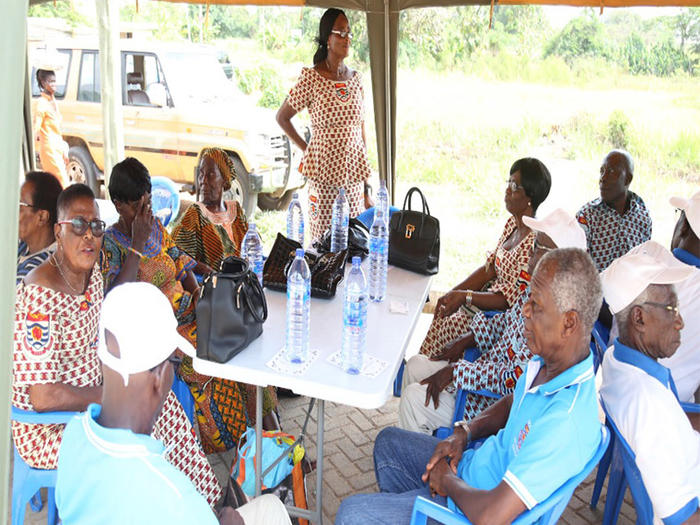 Some of the retired staff of UCC at the event